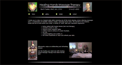Desktop Screenshot of healinghandsmassagetherapy.biz